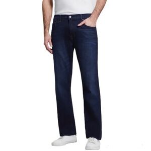 Guess 31W slim straight dark wash indigo jeans